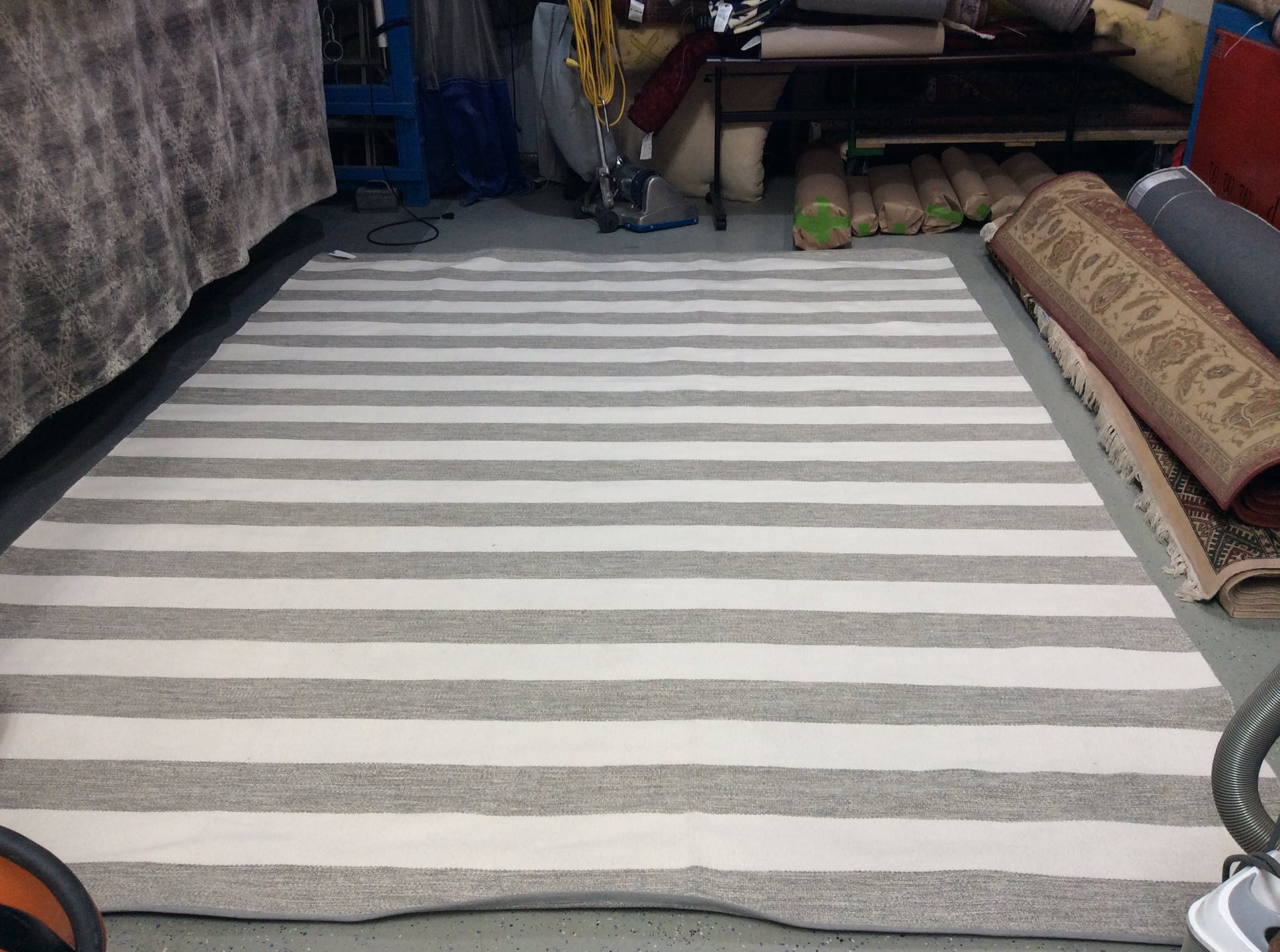 Viscose rug after restoration