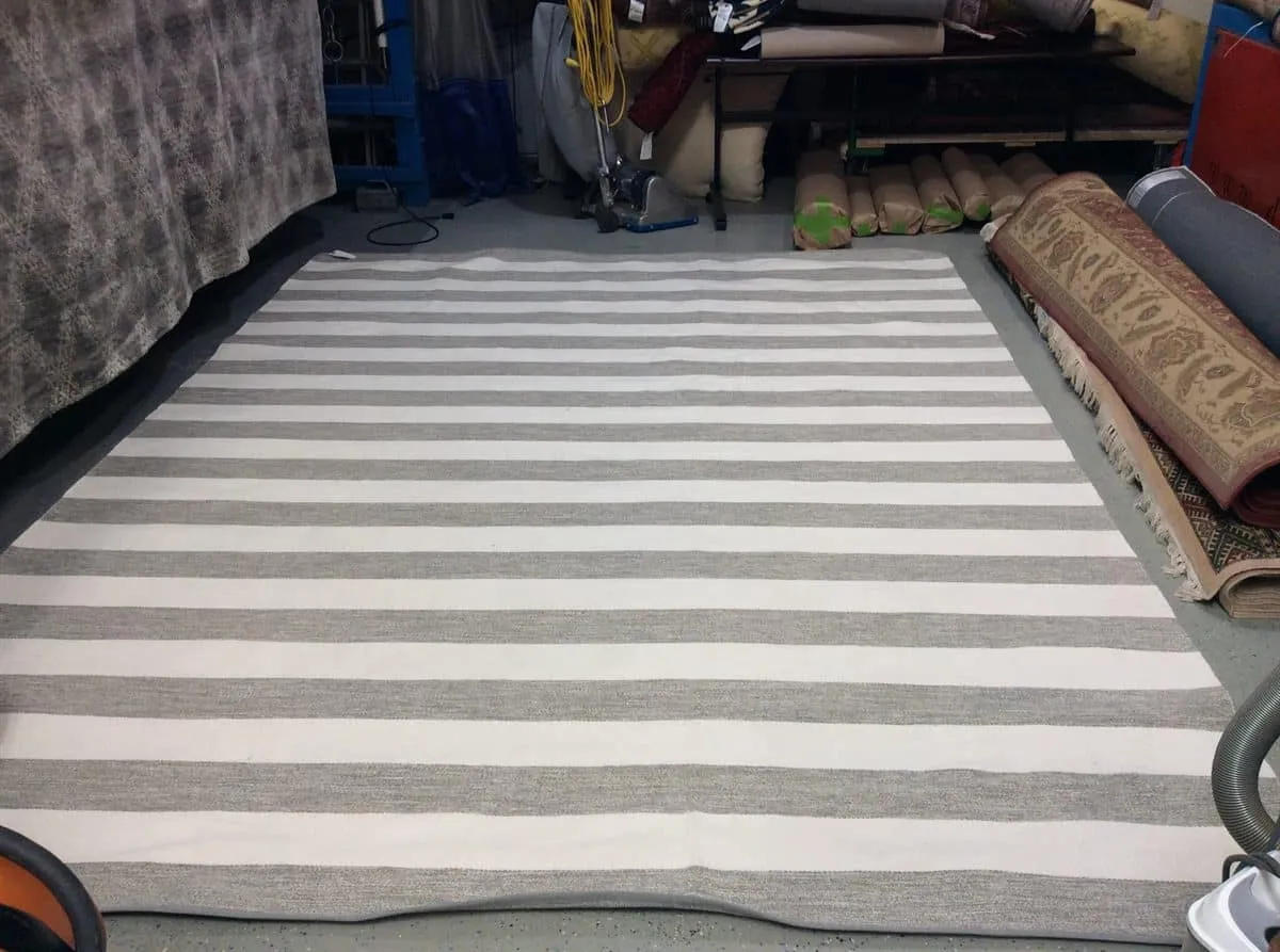 Viscose rug after restoration